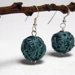Deep water green cotton yar..