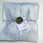 SKY BLUE crocheted wool yar..